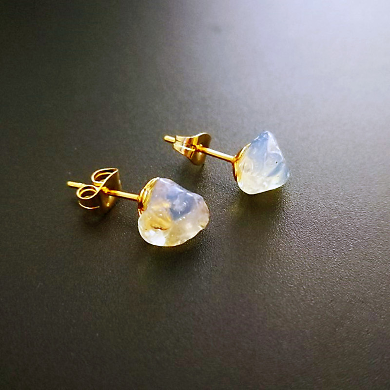 Colorful Bohemian Style Chip Earrings, Retro Minimalist